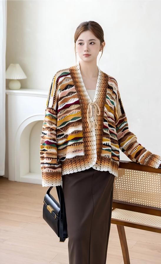 Rainbow Ripple Crochet Pattern