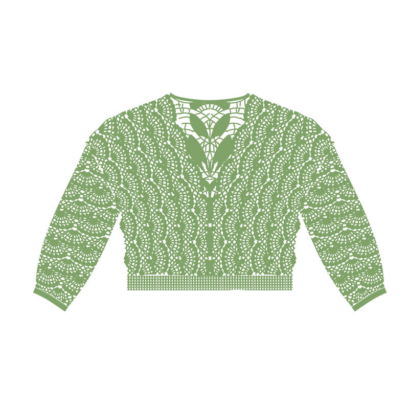 Melodic Ocean Cardigan Crochet Yarn Kit | Ya Series | Susan's Family