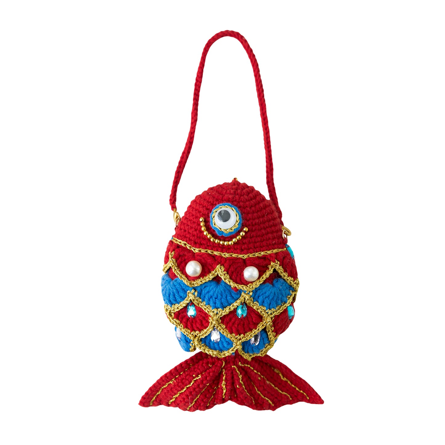 Fortune Earphone Pouch Crochet Yarn Kit | Chinese Aesthetics Series | Susan's Family