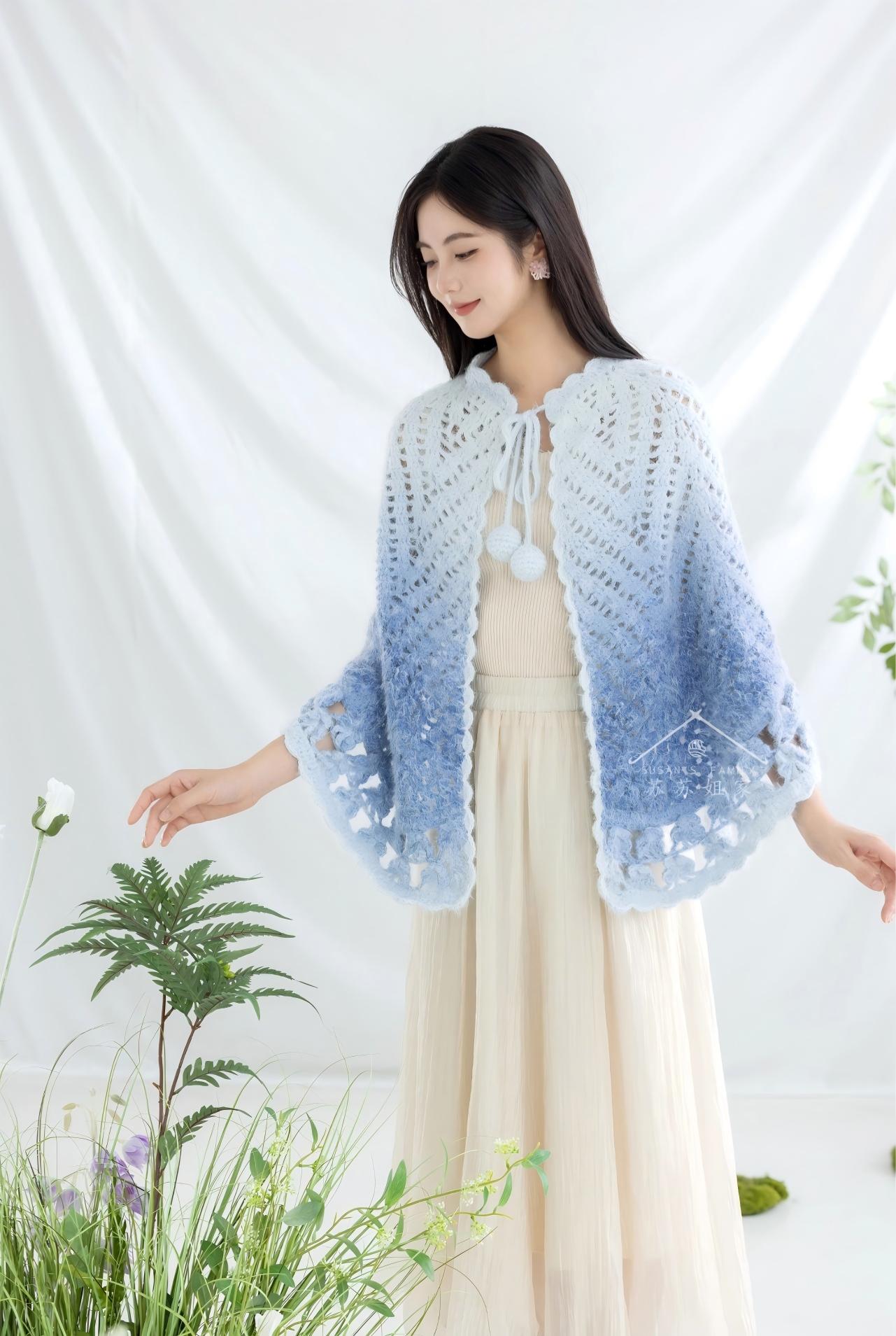 Butterfly Shawl Crochet Pattern