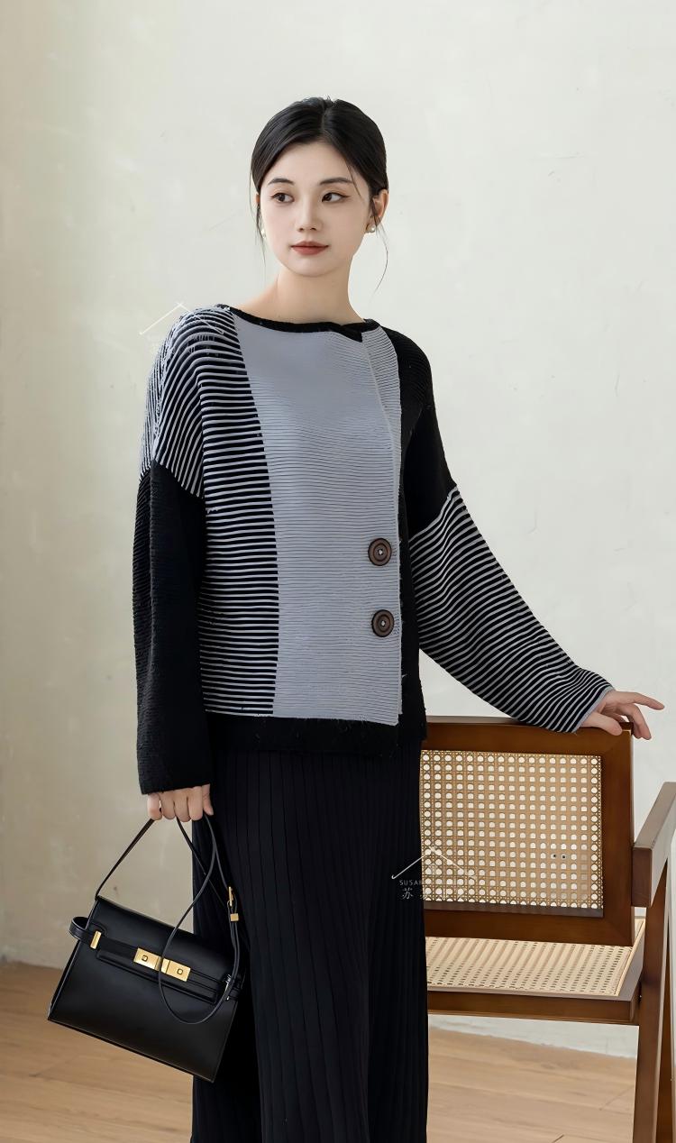 Ribbed Cardigan Knit Pattern