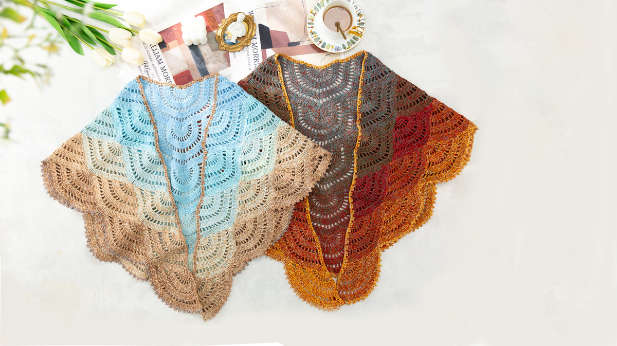 Waves Shawl Crochet Pattern