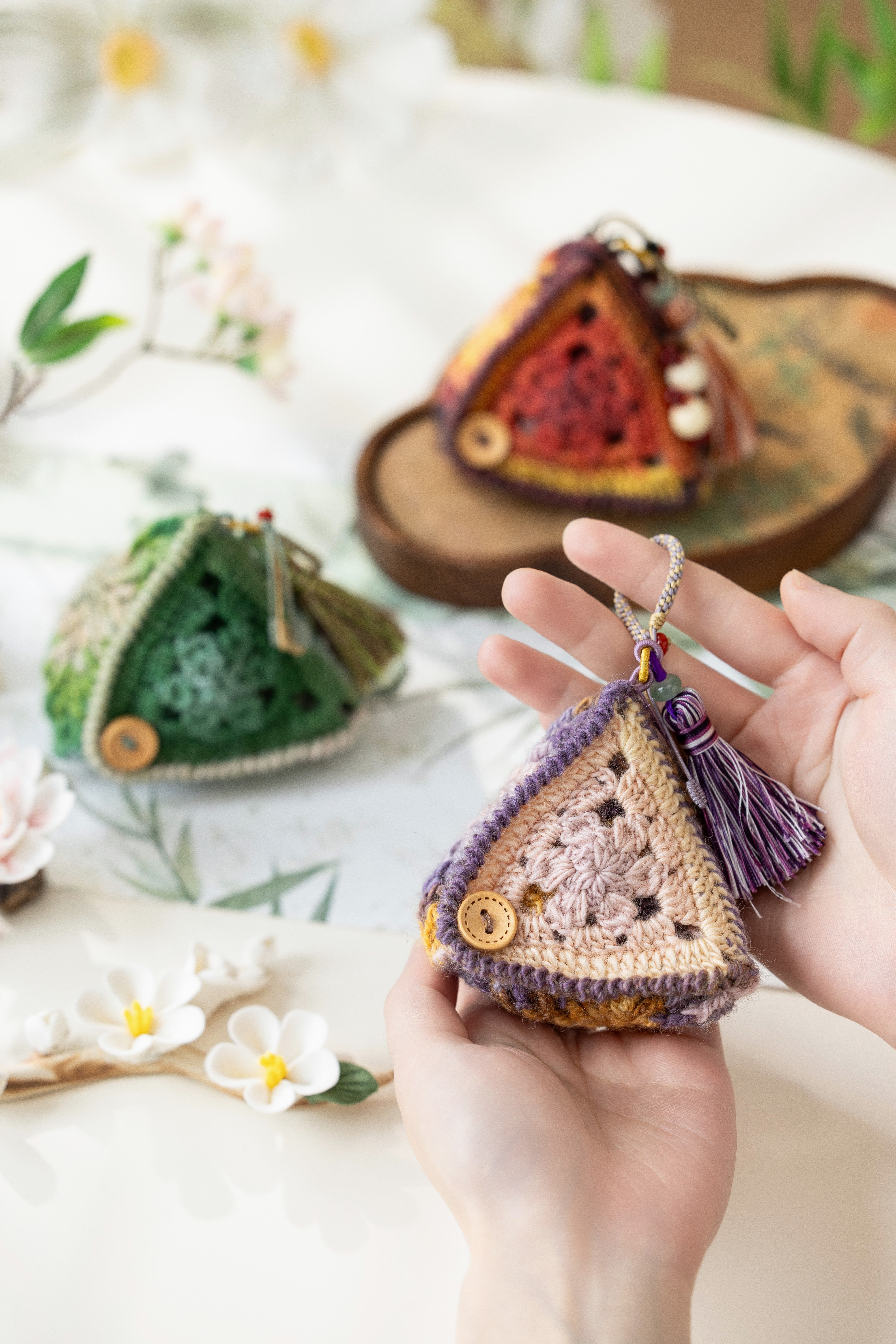 Lucky Zongzi Pouch Crochet Pattern – Susan's Family Crochet Yarn