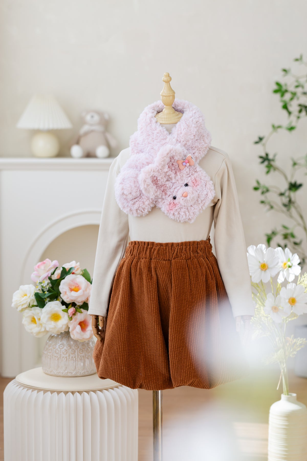Fluffy Animal Scarf  Crochet Pattern