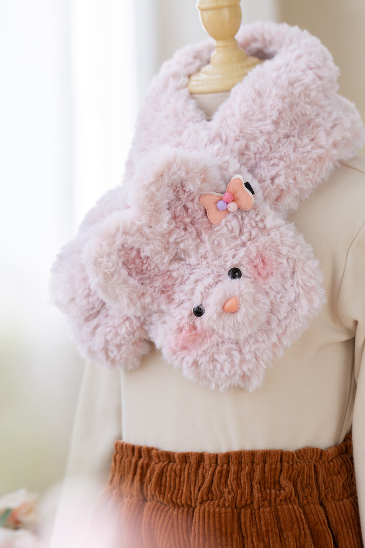 Fluffy Animal Scarf  Crochet Pattern
