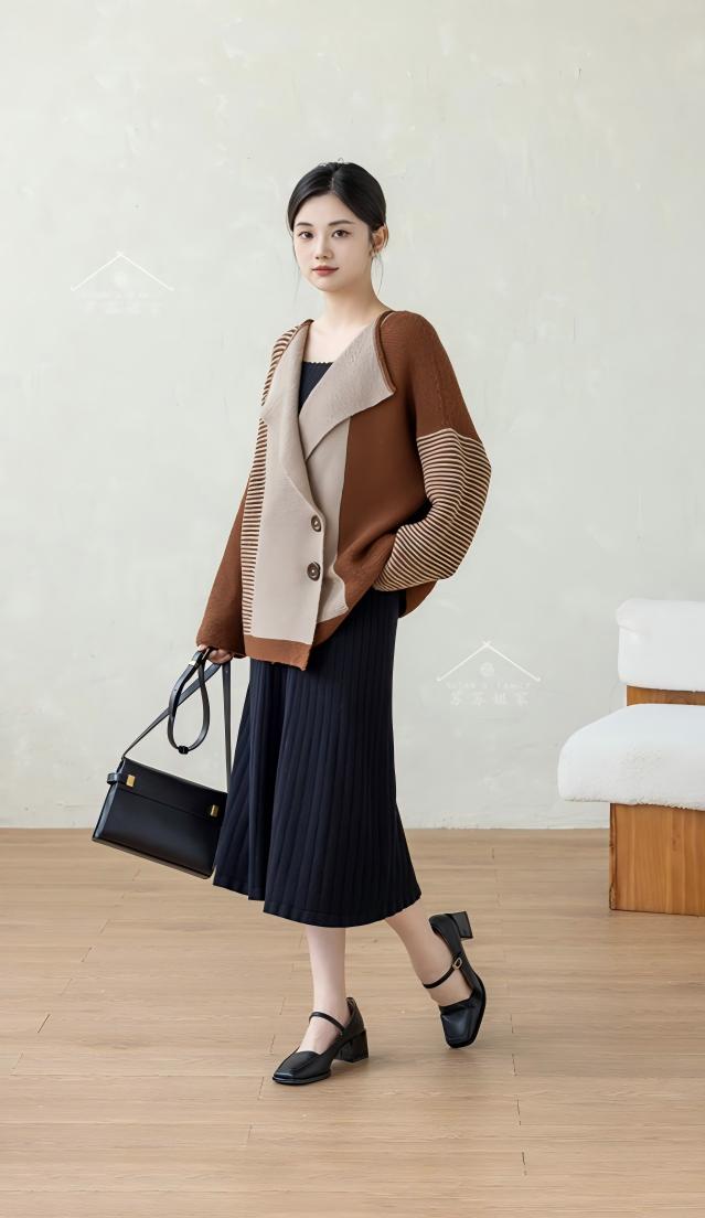 Ribbed Cardigan Knit Pattern