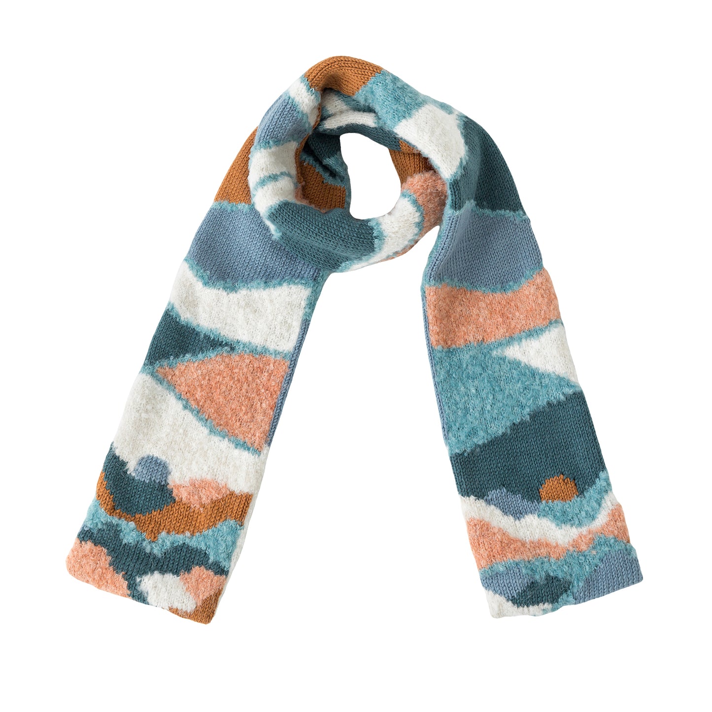 View Mountains Scarf Knitting Yarn Kit | "Shi, Ci, Fu" Series | Susan's Family