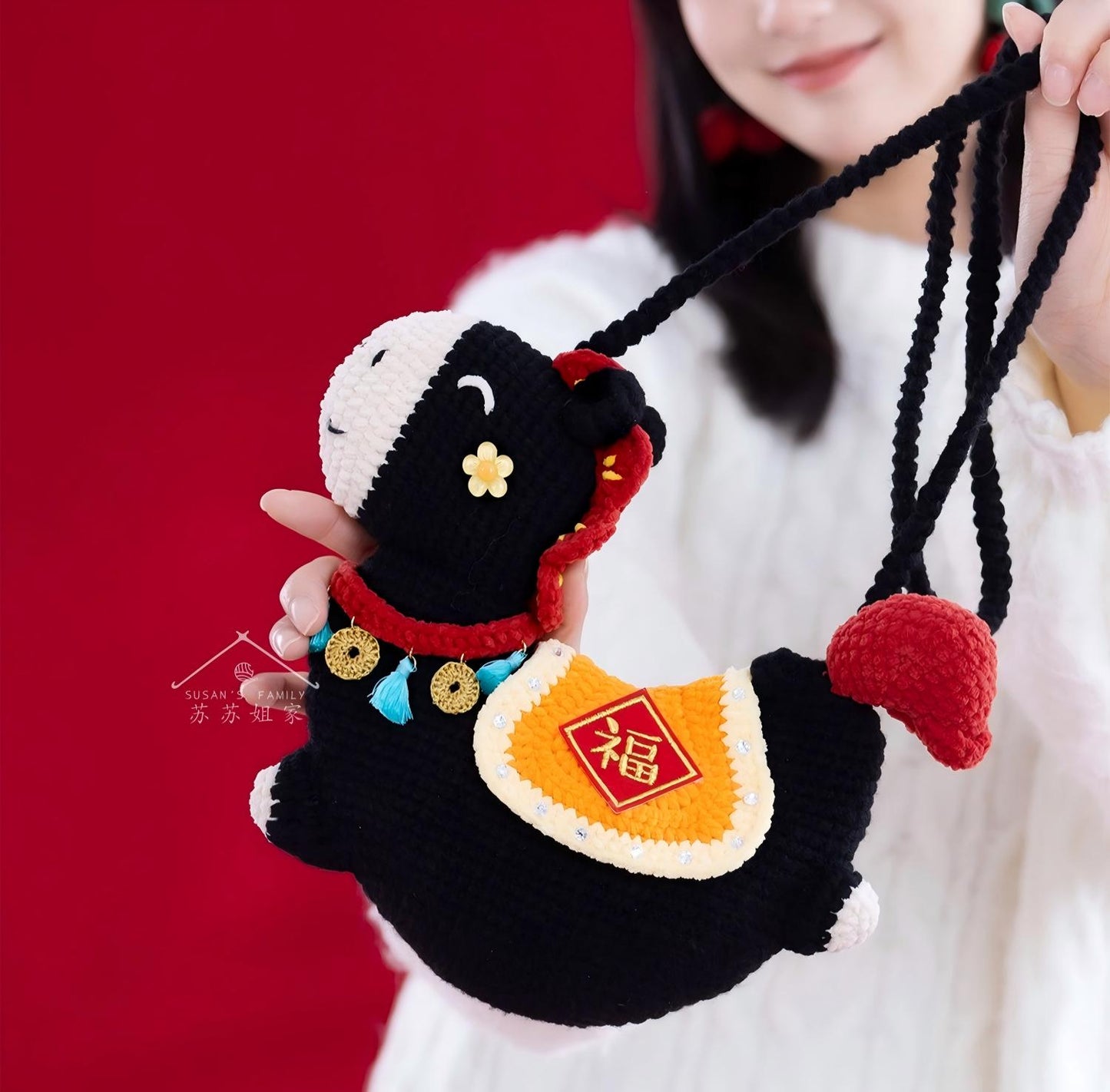 Horse Crossbody Bag Crochet Pattern