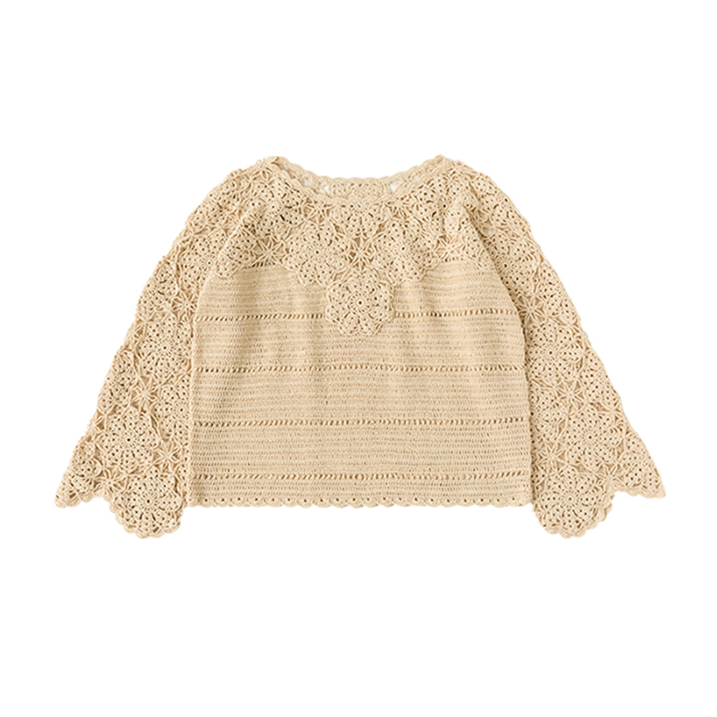 Kit de crochet pour pull en dentelle d'été | Série Feng | La famille de Susan