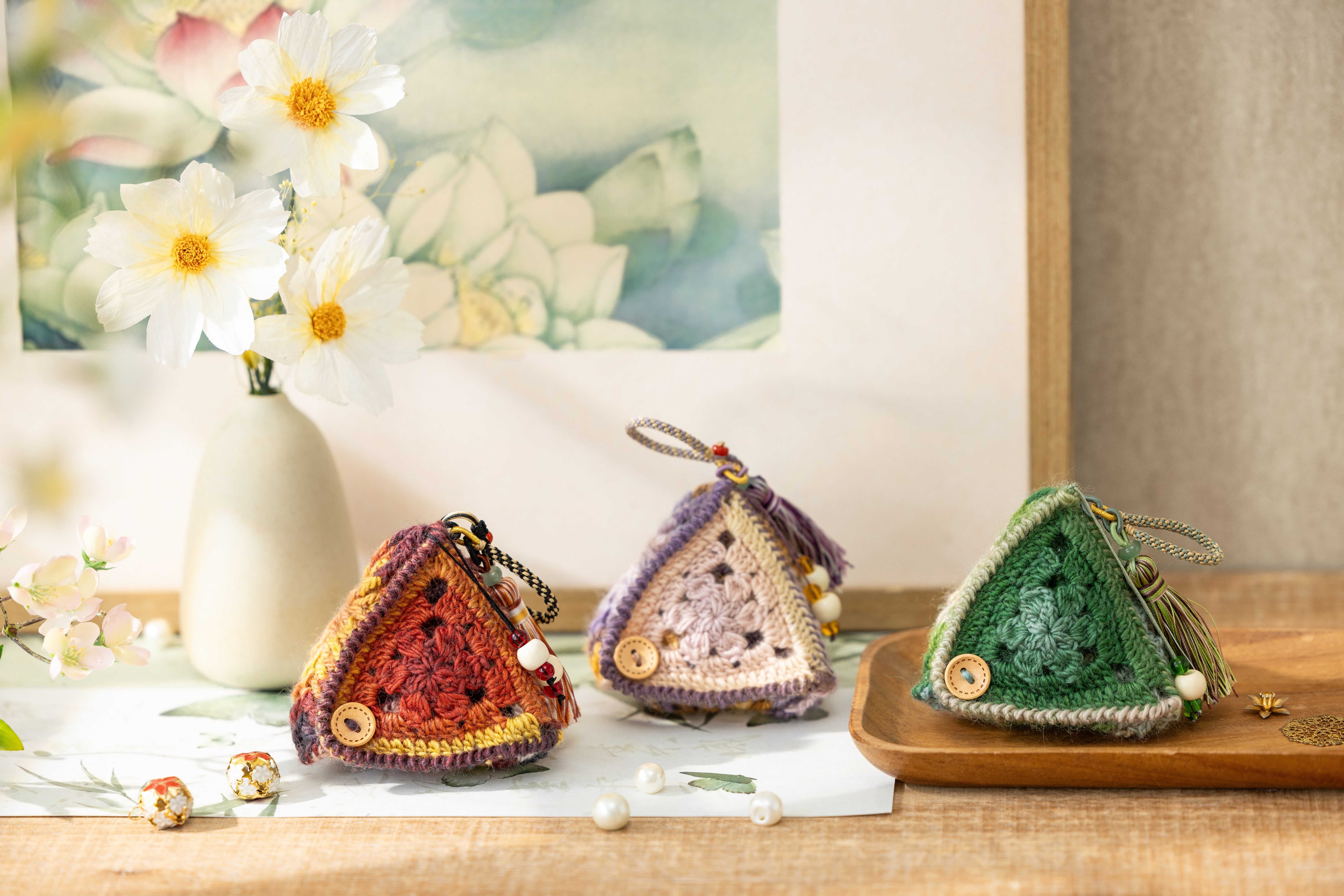 Lucky Zongzi Pouch Crochet Pattern – Susan's Family Crochet Yarn