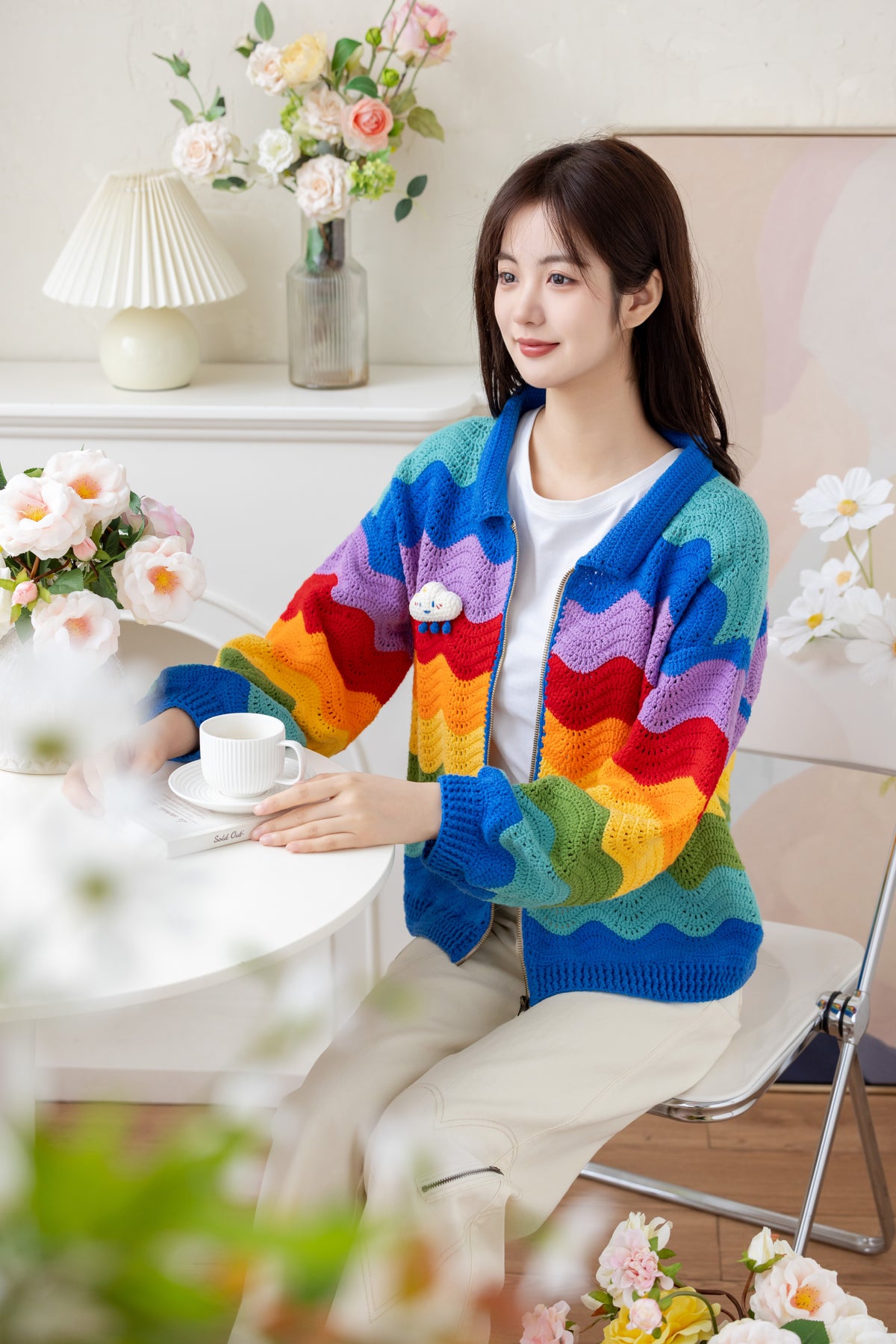 Rainbow Ripple Jacket Crochet Pattern
