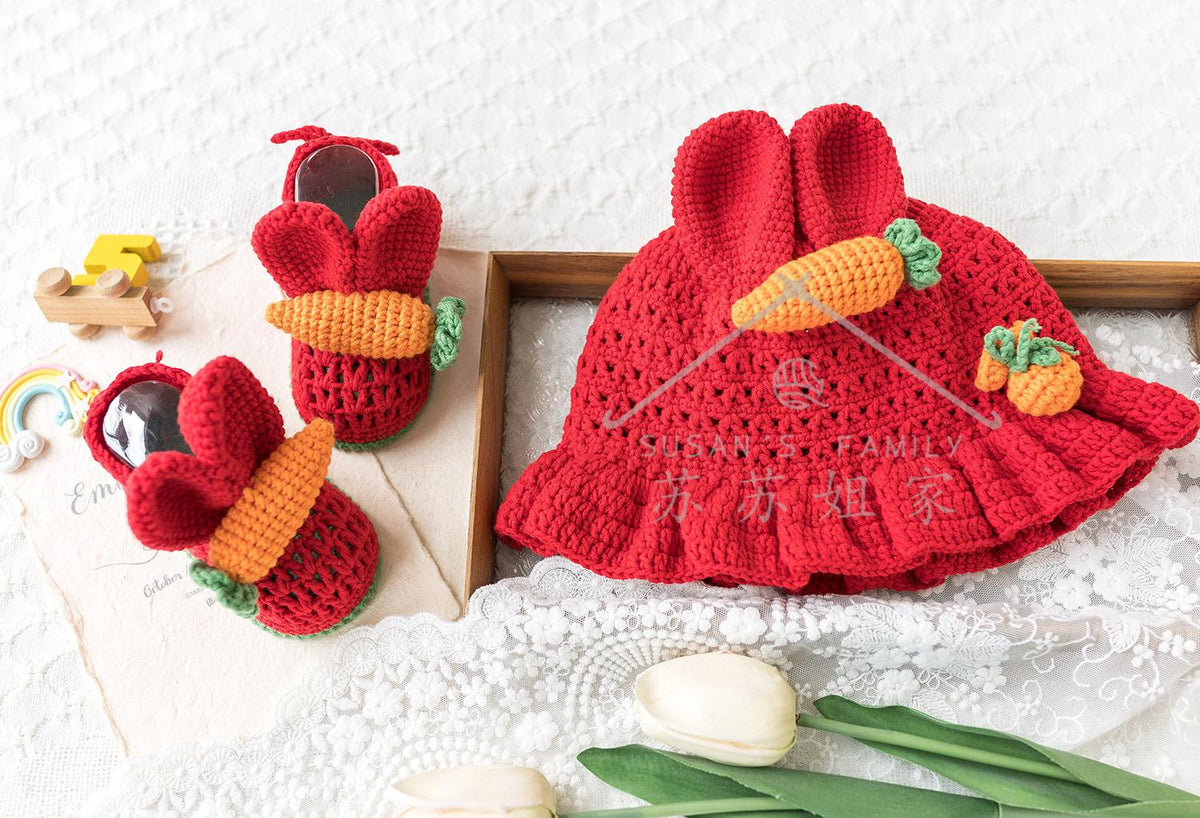 Cutie Kicks & Cap Set Crochet Kit