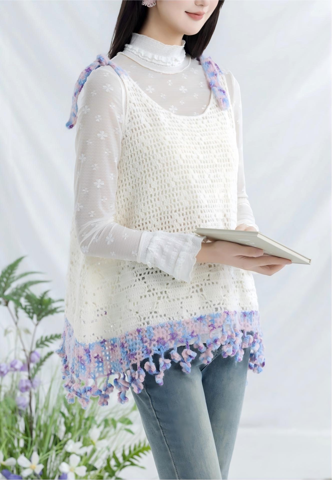 Wildflower Strap Top Crochet Pattern