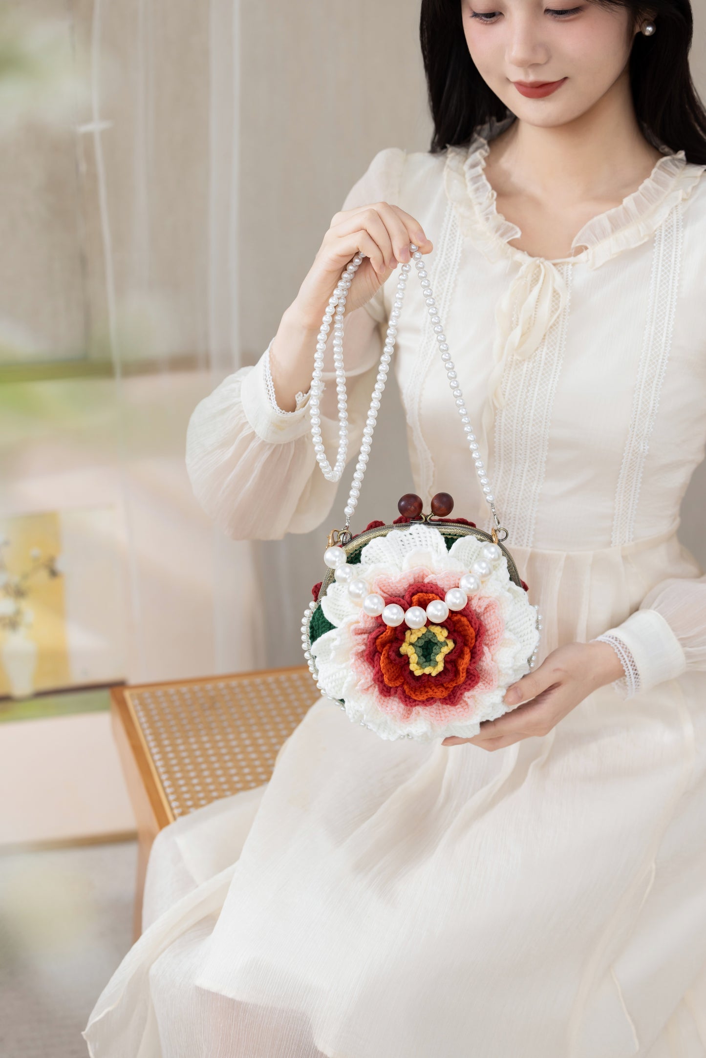 Peony Clutch Crochet Pattern
