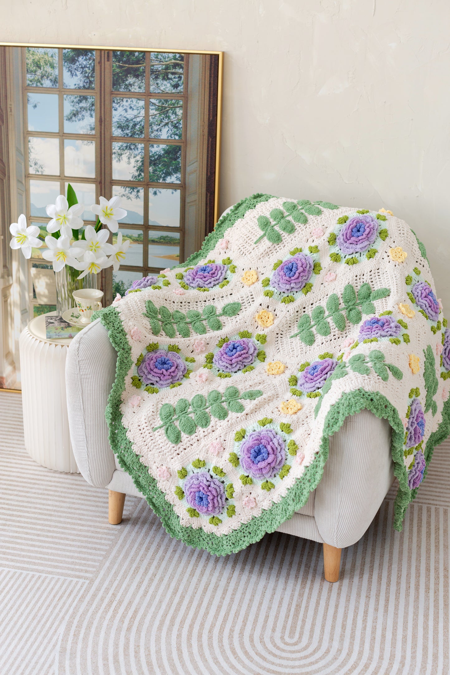Morris's Rose Crochet Kit