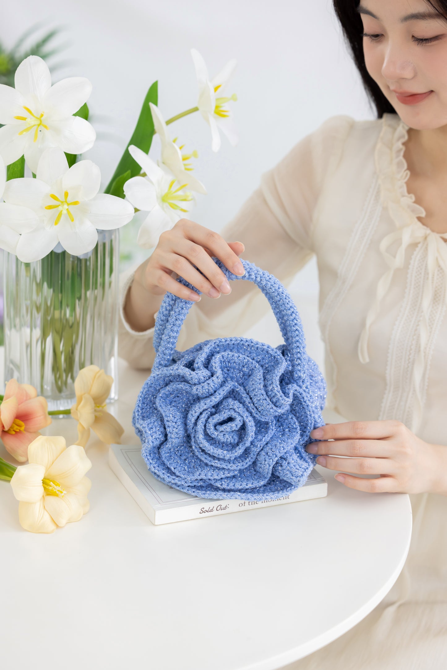 Rose Clutch Crochet Pattern