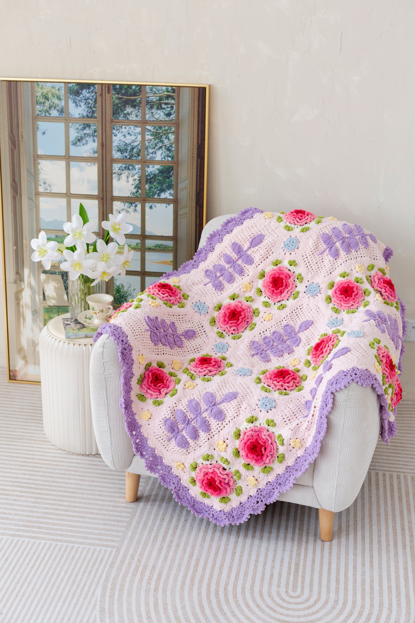Morris's Rose Crochet Kit