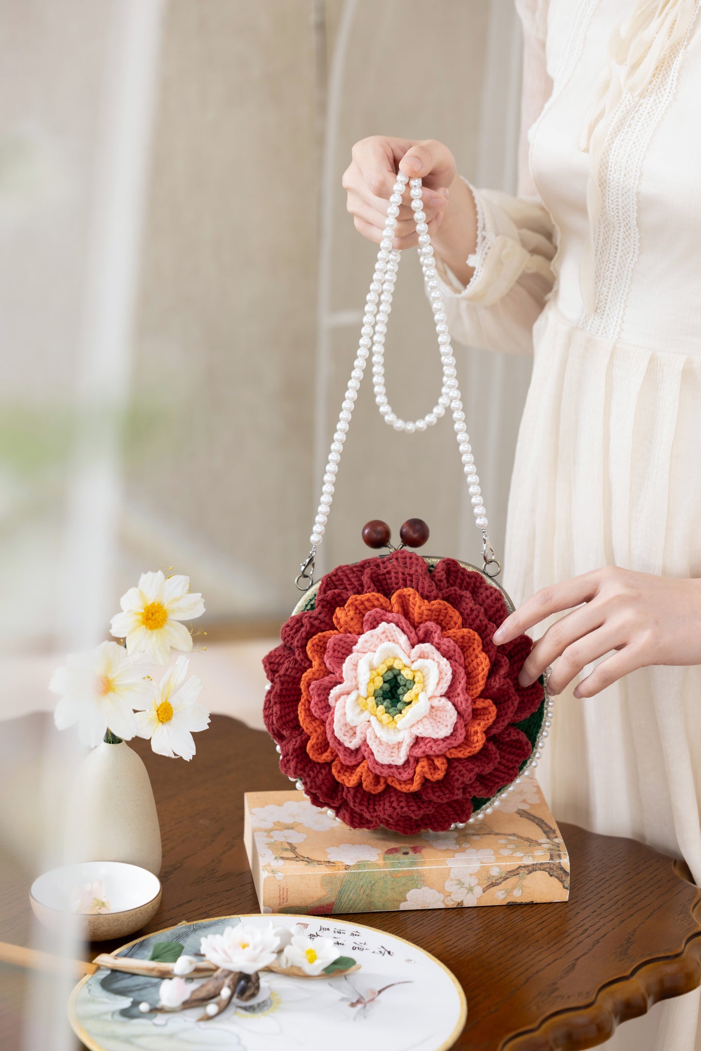 Peony Clutch Crochet Pattern