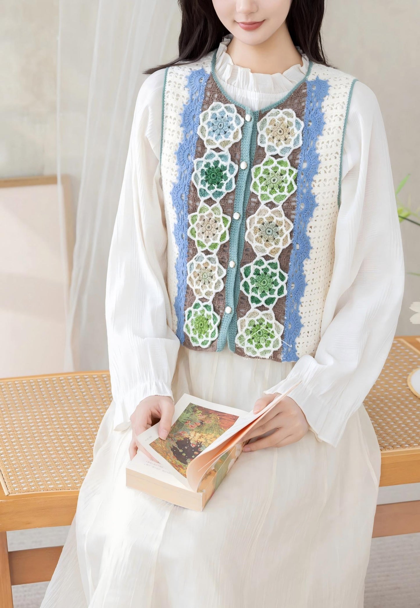 Waterweave Vest Crochet Pattern