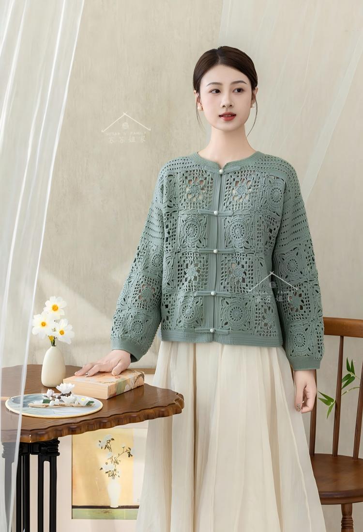 Jade Cardigan Crochet Pattern