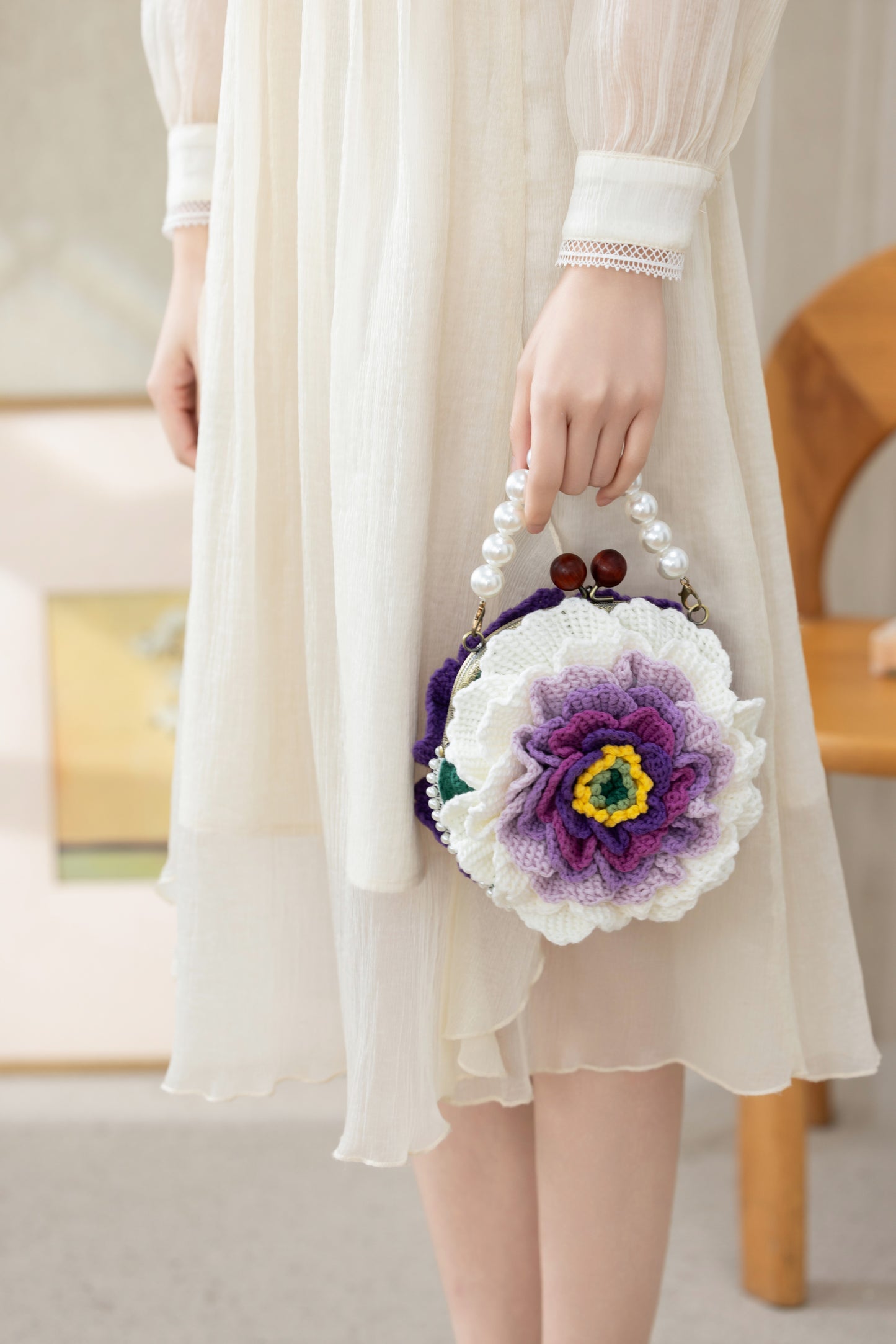 Peony Clutch Crochet Pattern