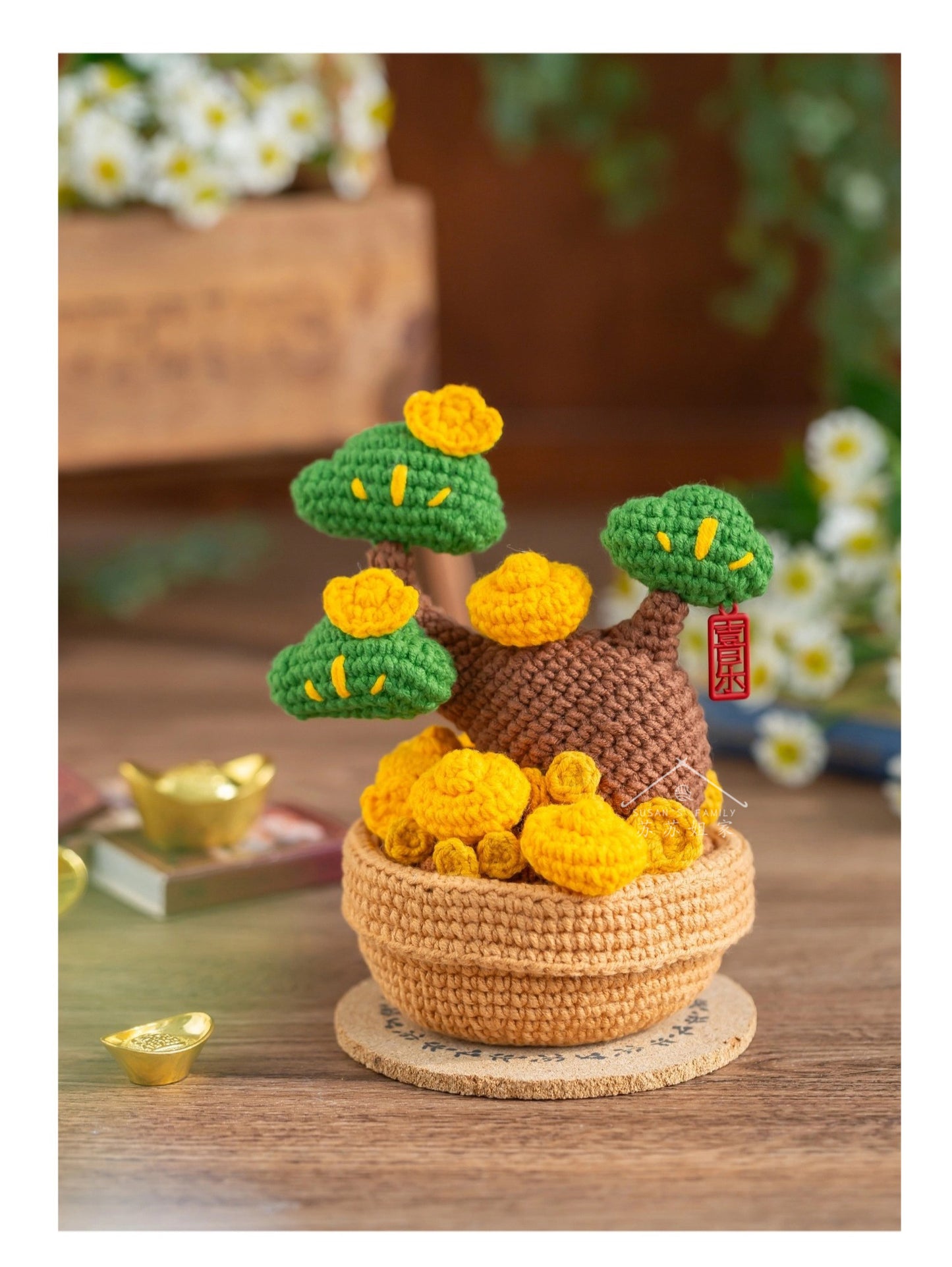 Fat Choy Plant Crochet Pattern