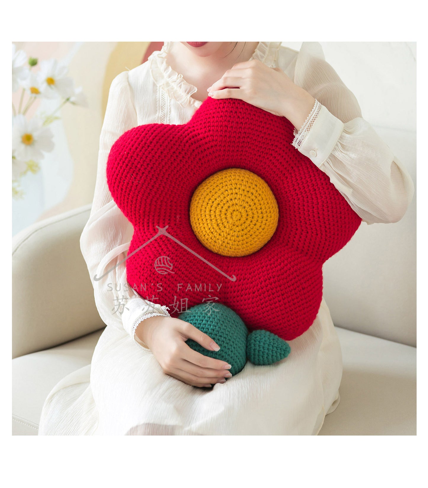 Little Flower Hug Crochet Pattern