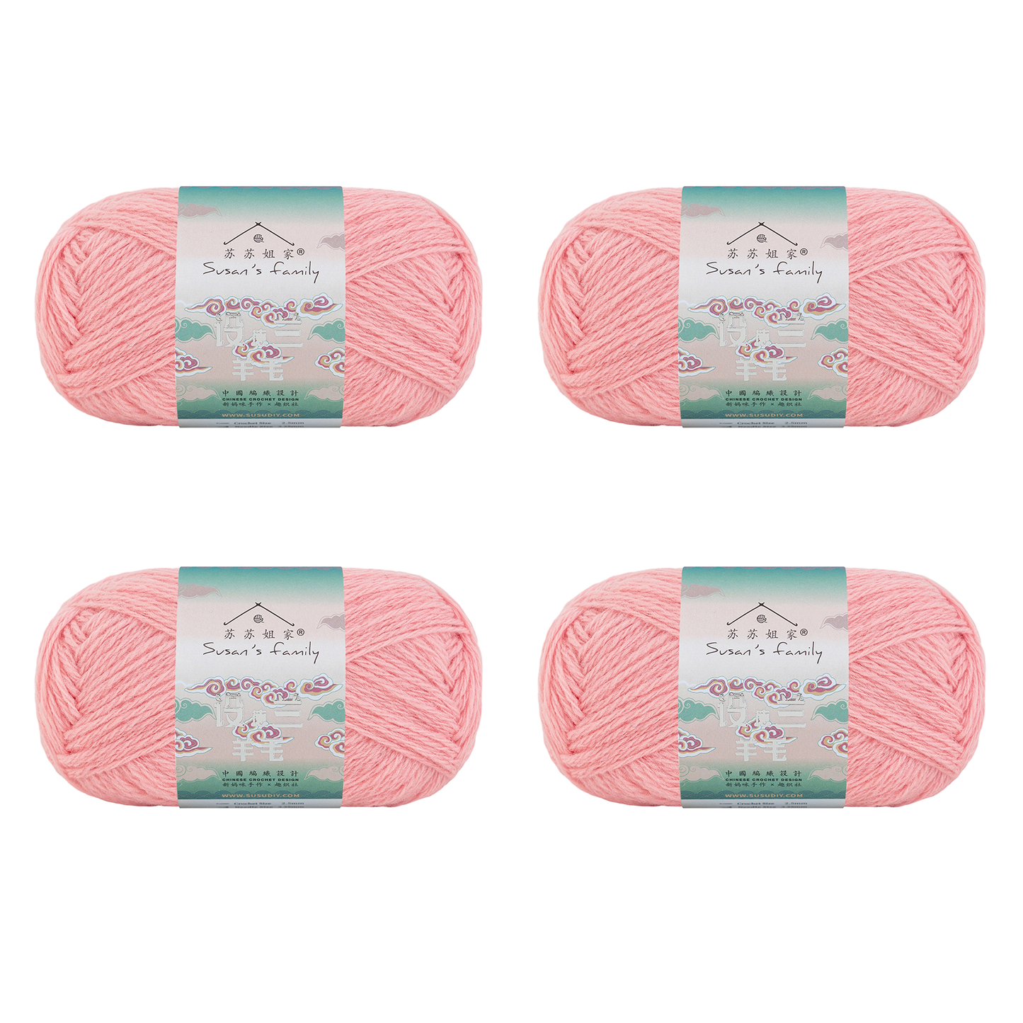 Shetland Wool Yarn 2 Packs 【US Warehouse】