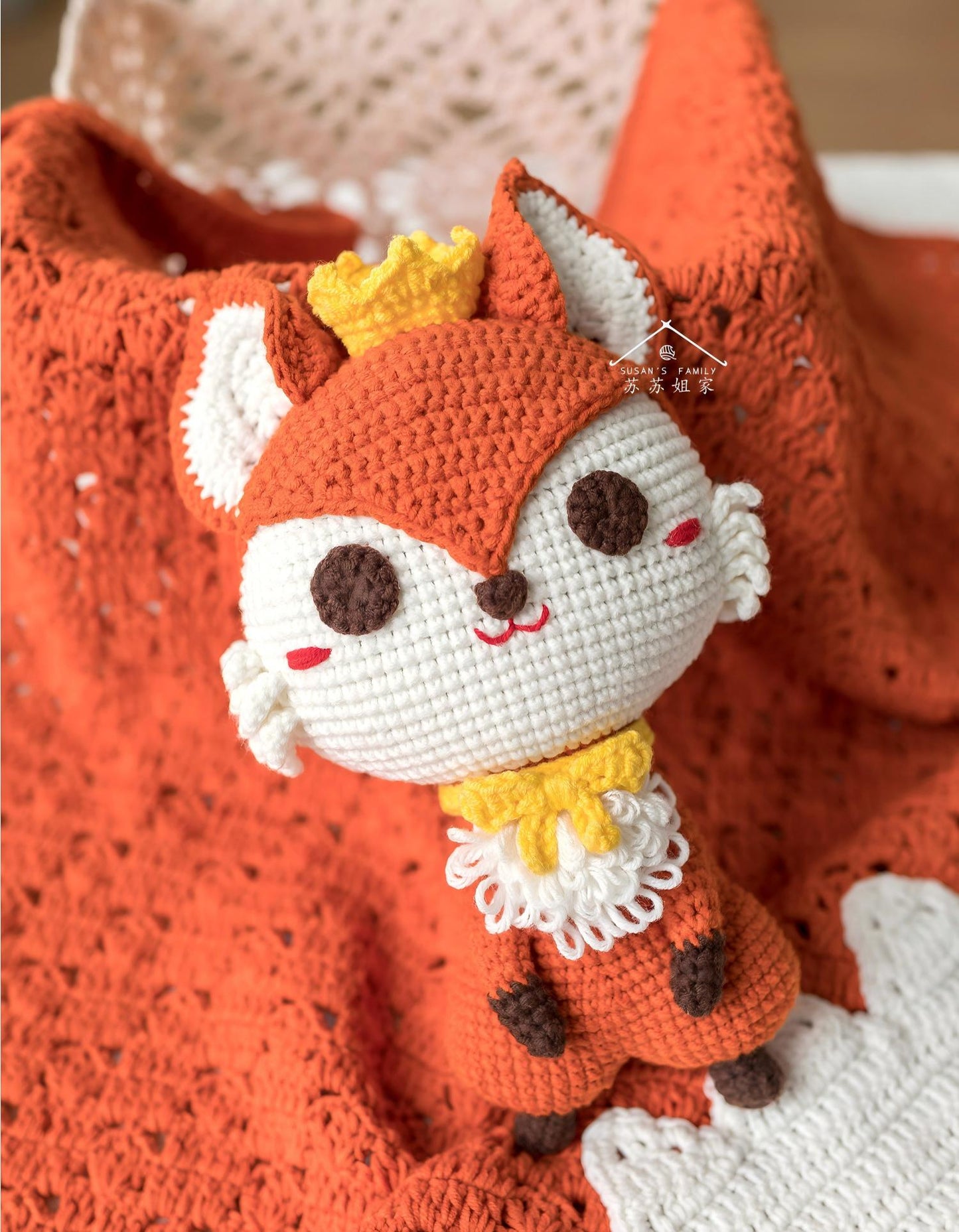 Little Prince Comfort Blanket Crochet Pattern