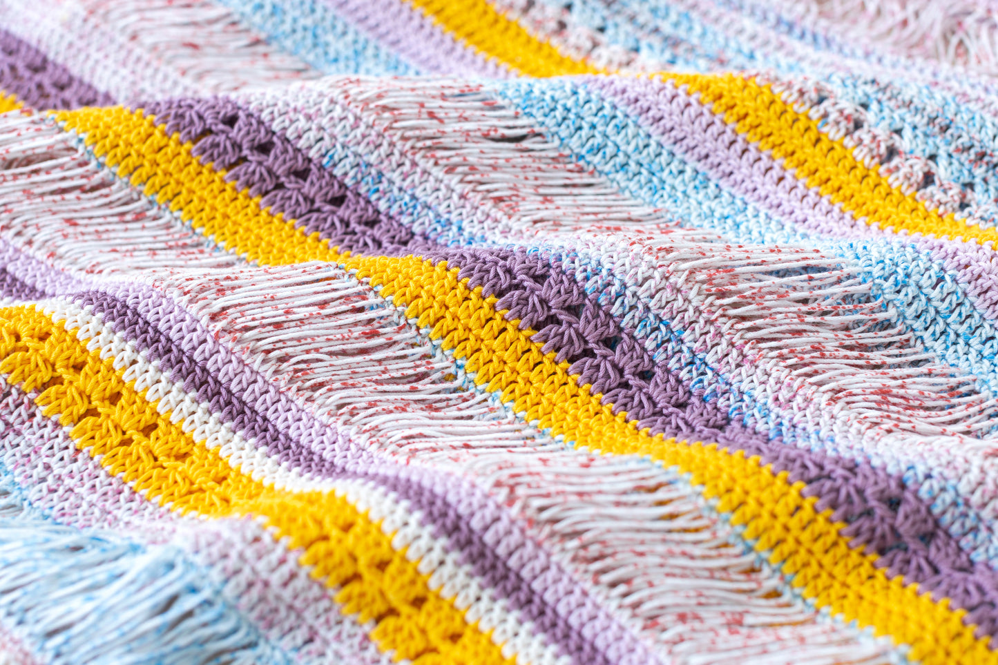 Striped Lace-Up Vest Crochet Pattern