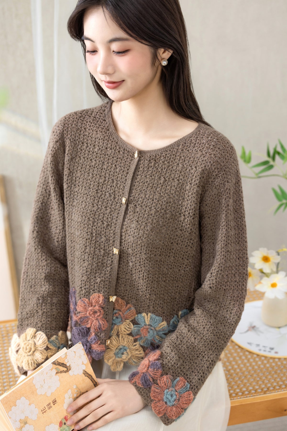 Dewdrop Cardigan Crochet Kit