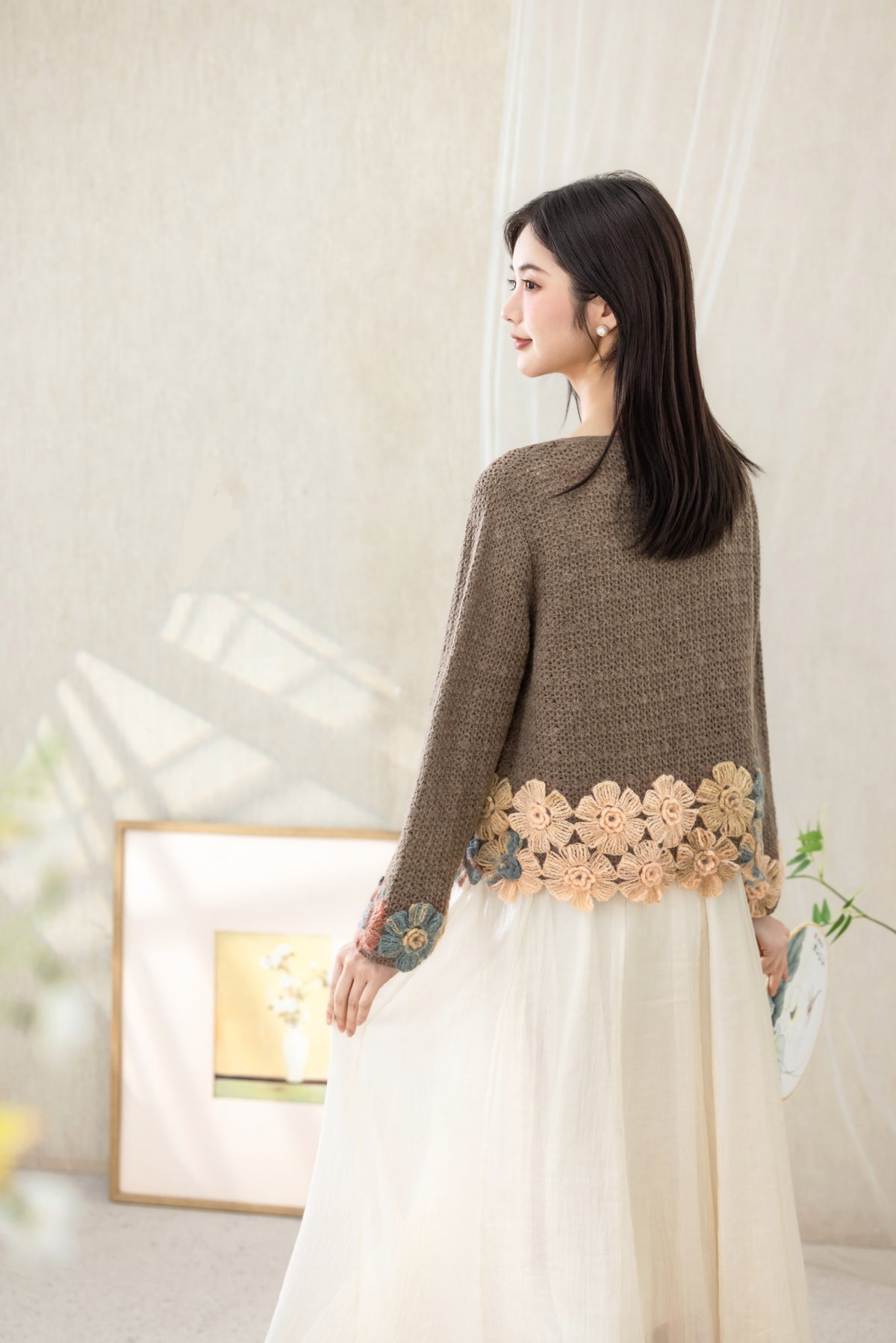 Dewdrop Cardigan Crochet Kit