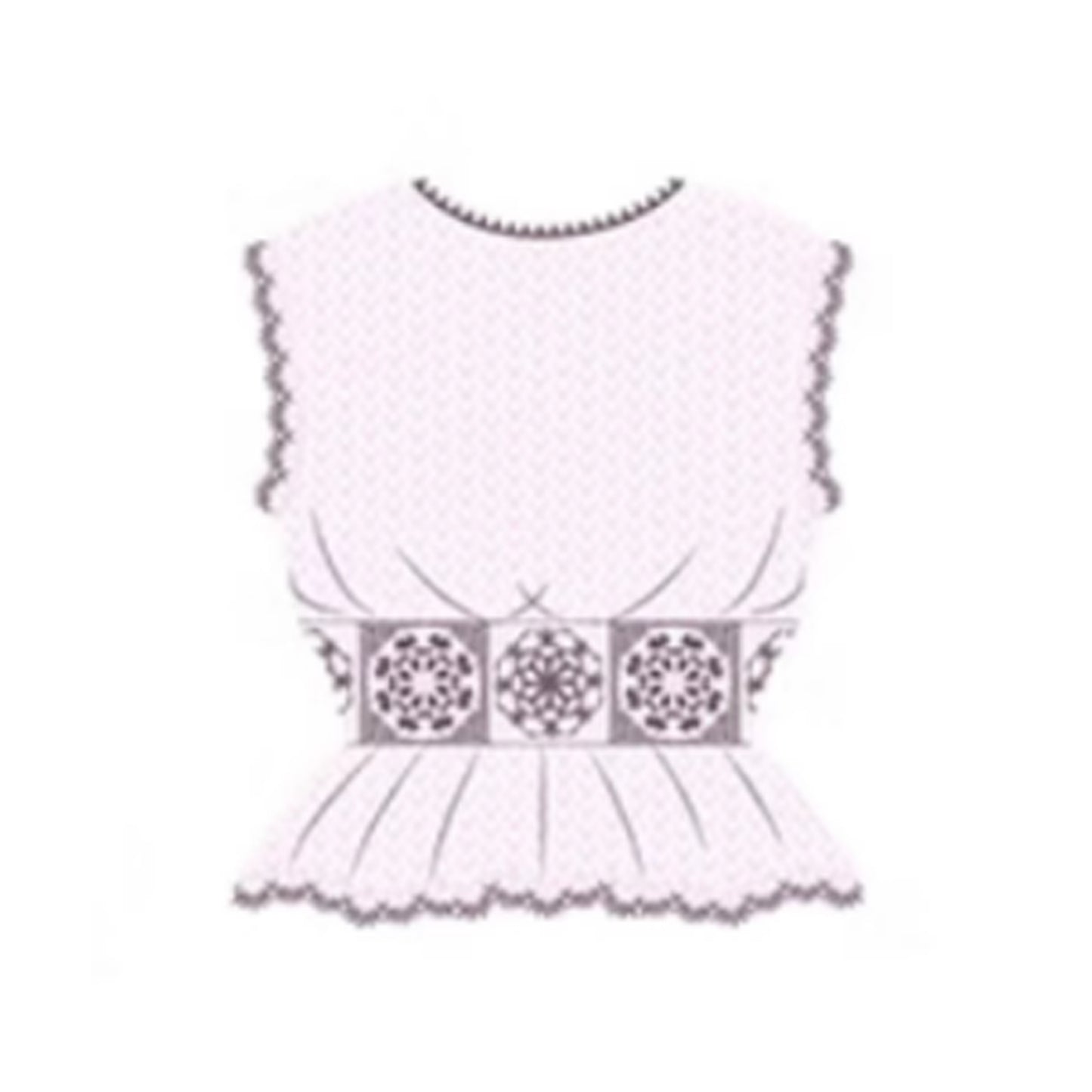 Seladon Lace Top Häkelgarn-Set | Serie Chinesische Ästhetik | Susans Familie