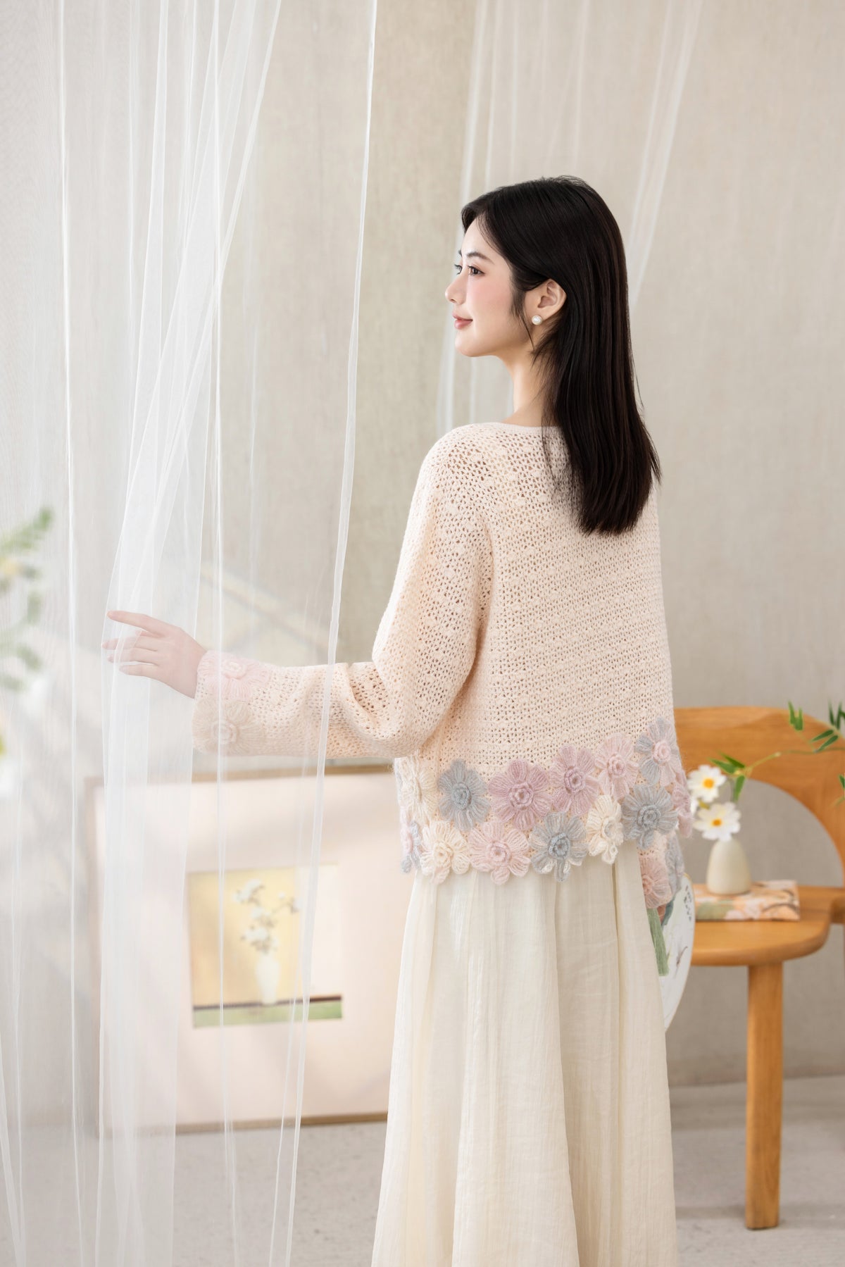 Dewdrop Cardigan Crochet Kit