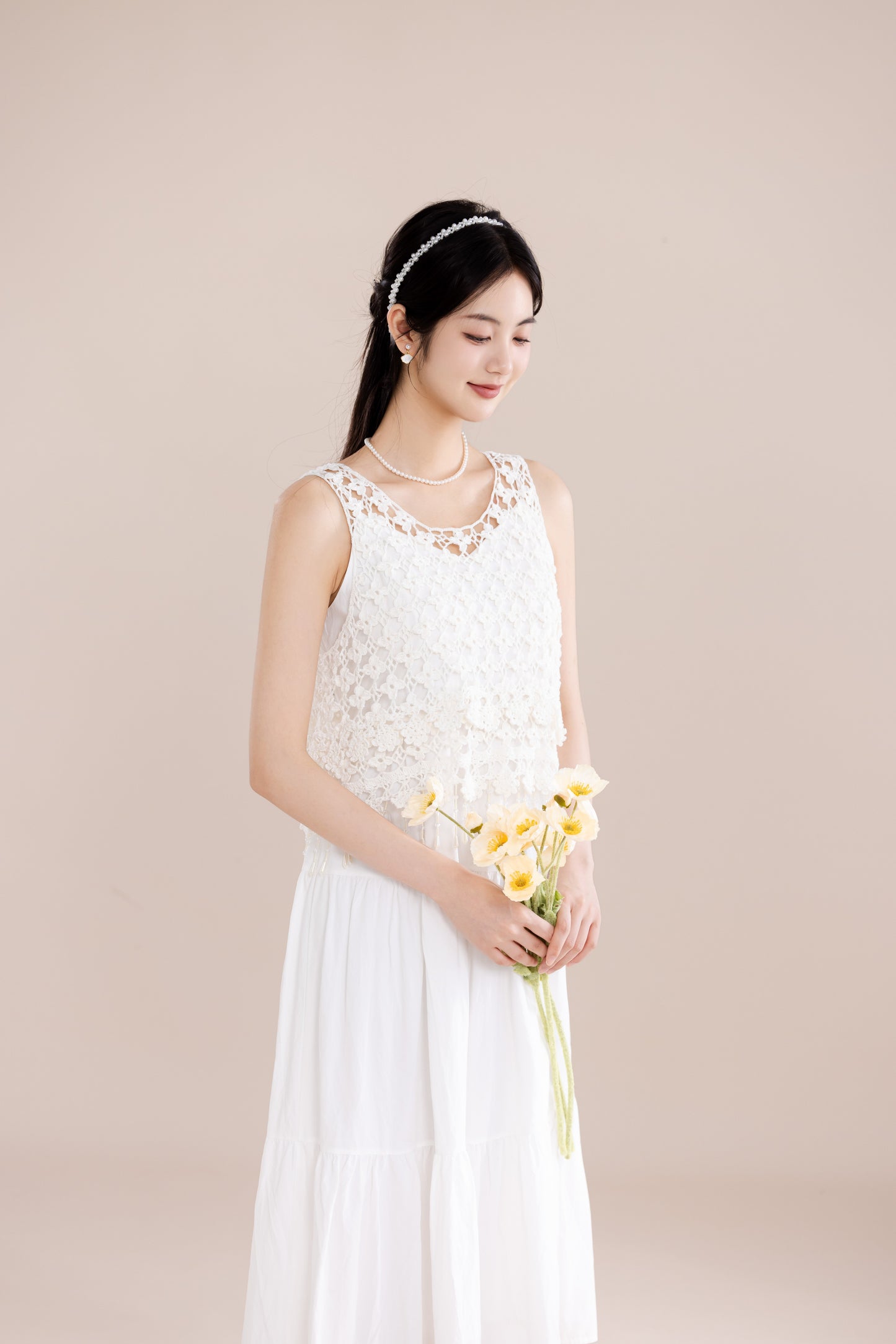 Sparkling Tassel Vest | Crochet Chart Pattern | Limited Written Instructions | Video Tutorial Available