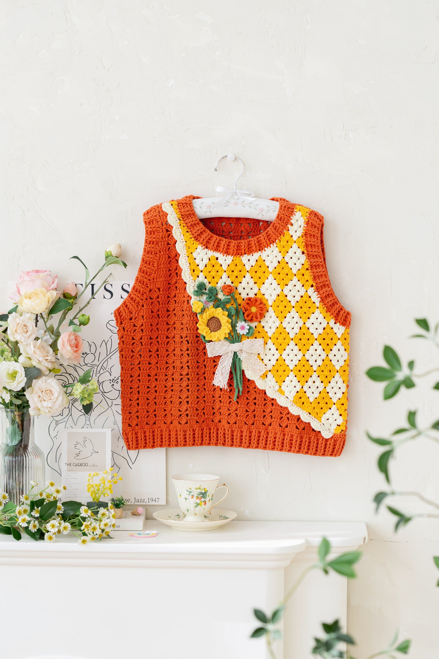 Bouquet Top Crochet Pattern