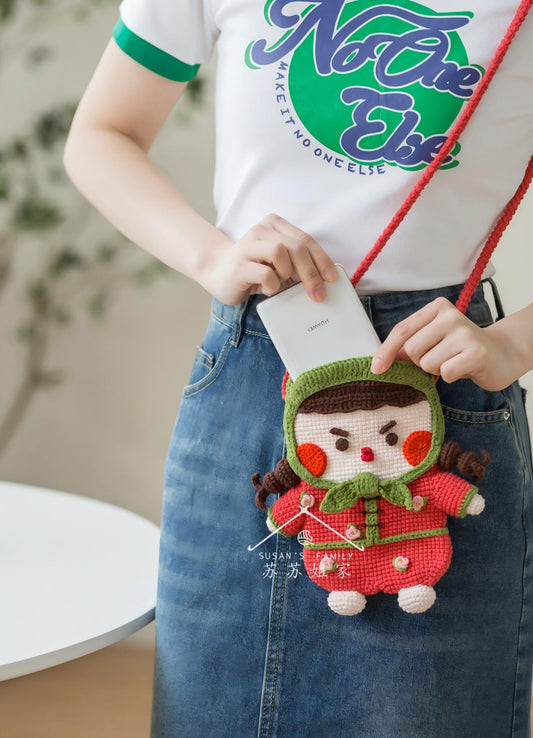 Floral Print Crossbody Crochet Pattern