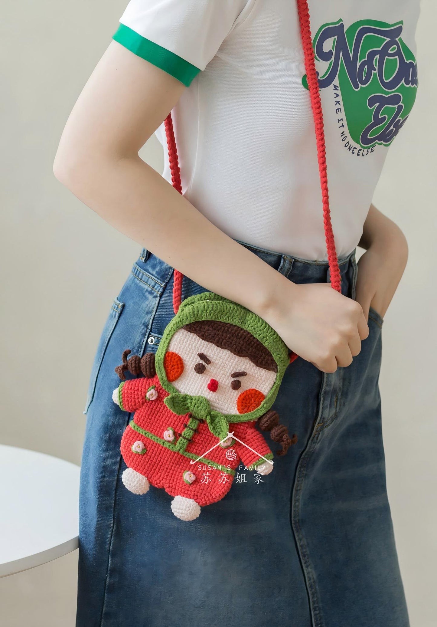 Floral Print Crossbody Crochet Pattern
