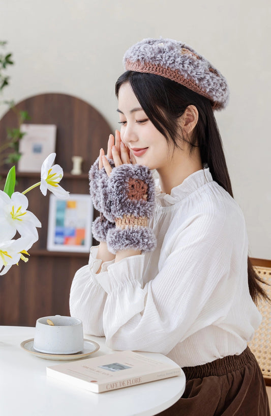 Colorful Grid Set Crochet Kit