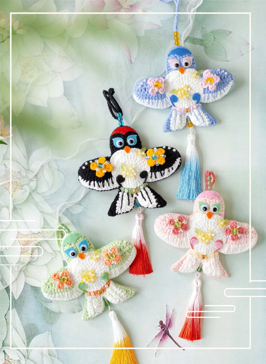 Swallow Kite Scent Sachet Crochet Kit