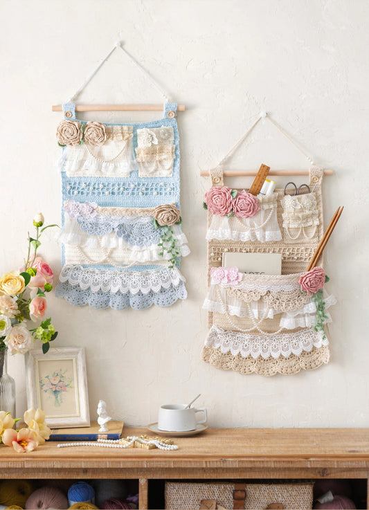 Rose Storage Wall Hanging Crochet Kit