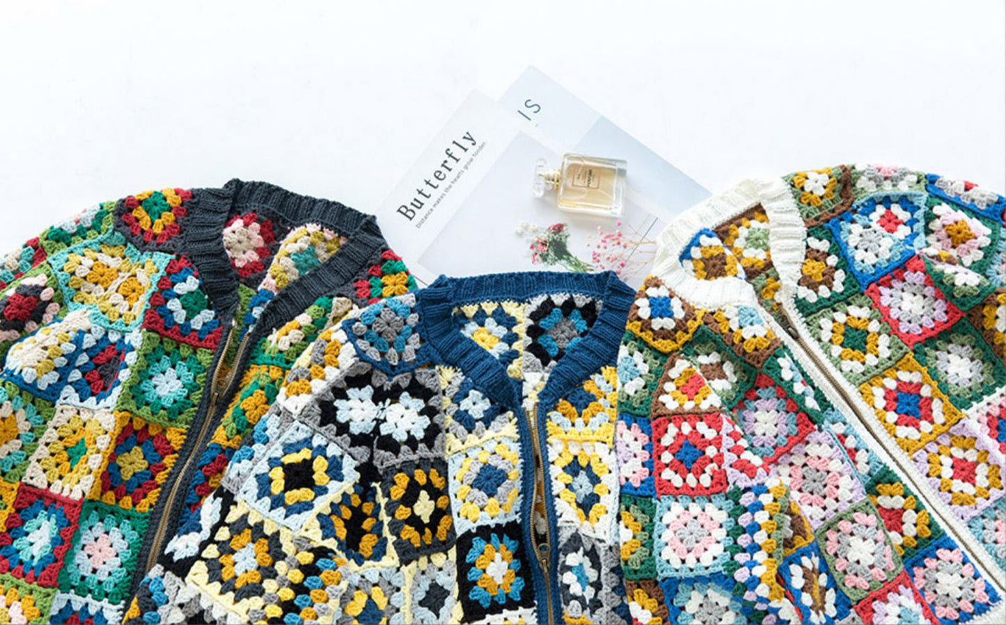 Granny Square Jacket Crochet Pattern