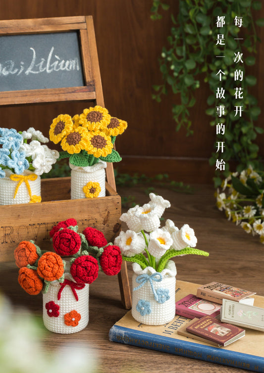 Flower Field Crochet Yarn Kit