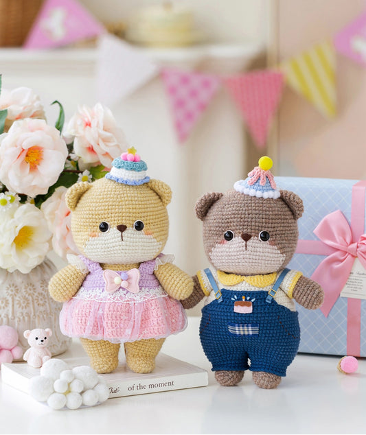 Birthday Bear Doll Crochet Kit