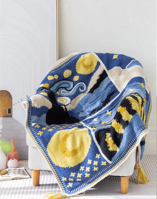 Starry Night Blanket Knit Kit