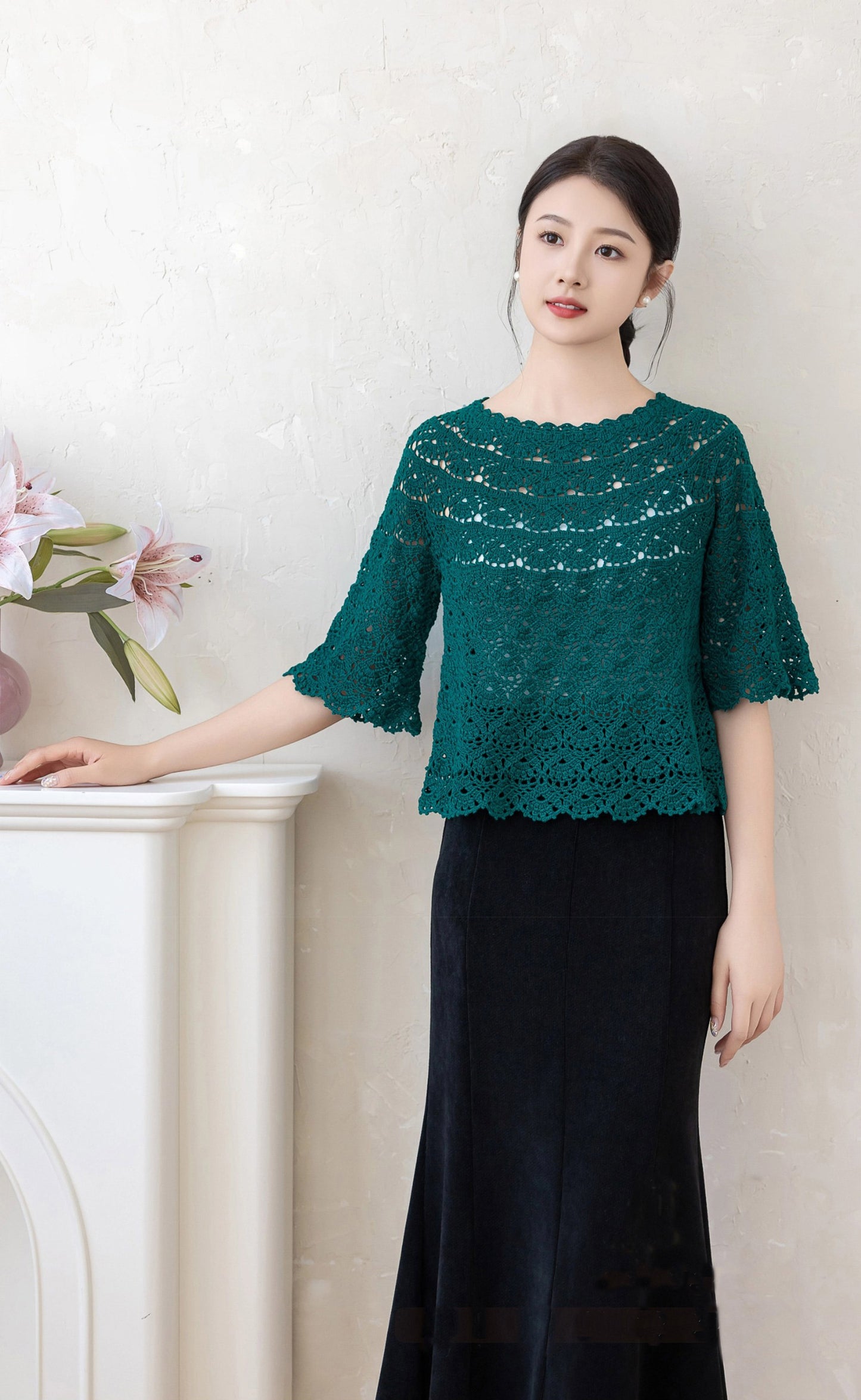 Scallion Sweater Crochet Pattern