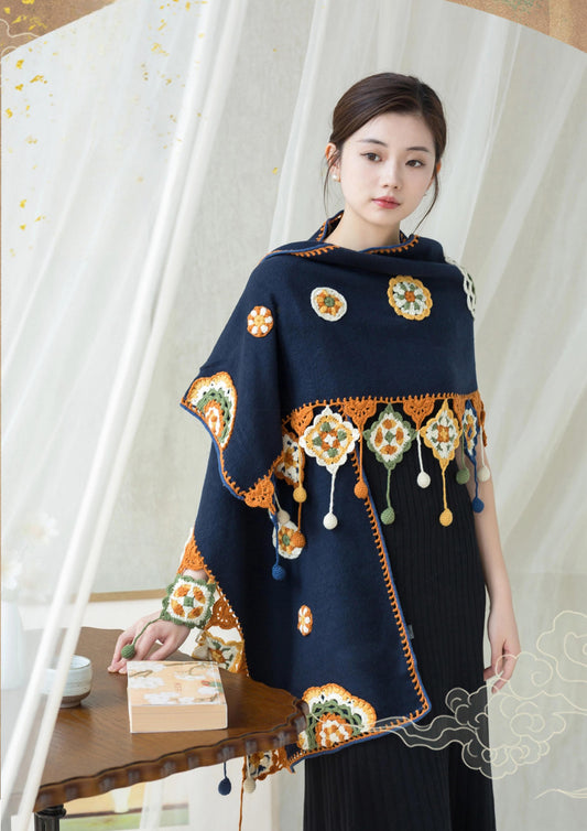 Dunhuang Drapes Shawl Crochet Pattern