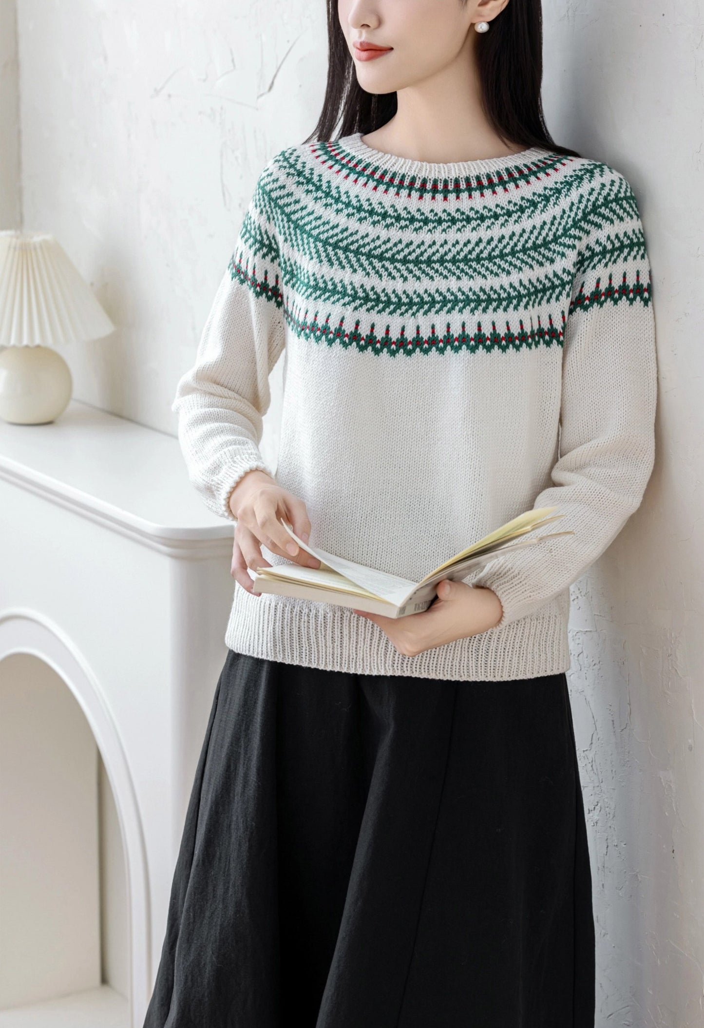 Merry Christmas Yoke Knit Kit