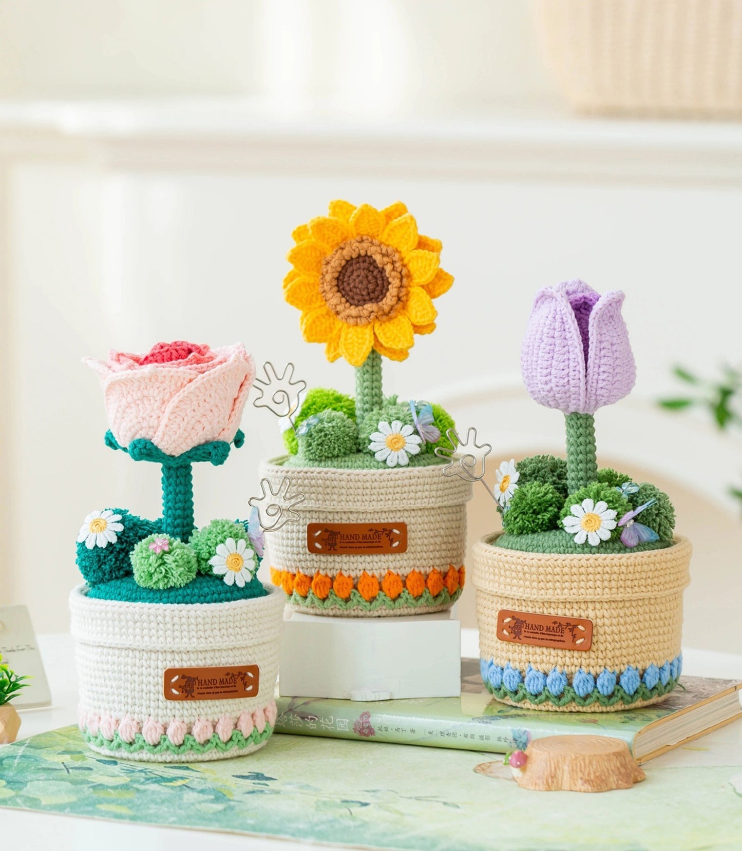 Flowerpot Pen Holder Crochet Pattern