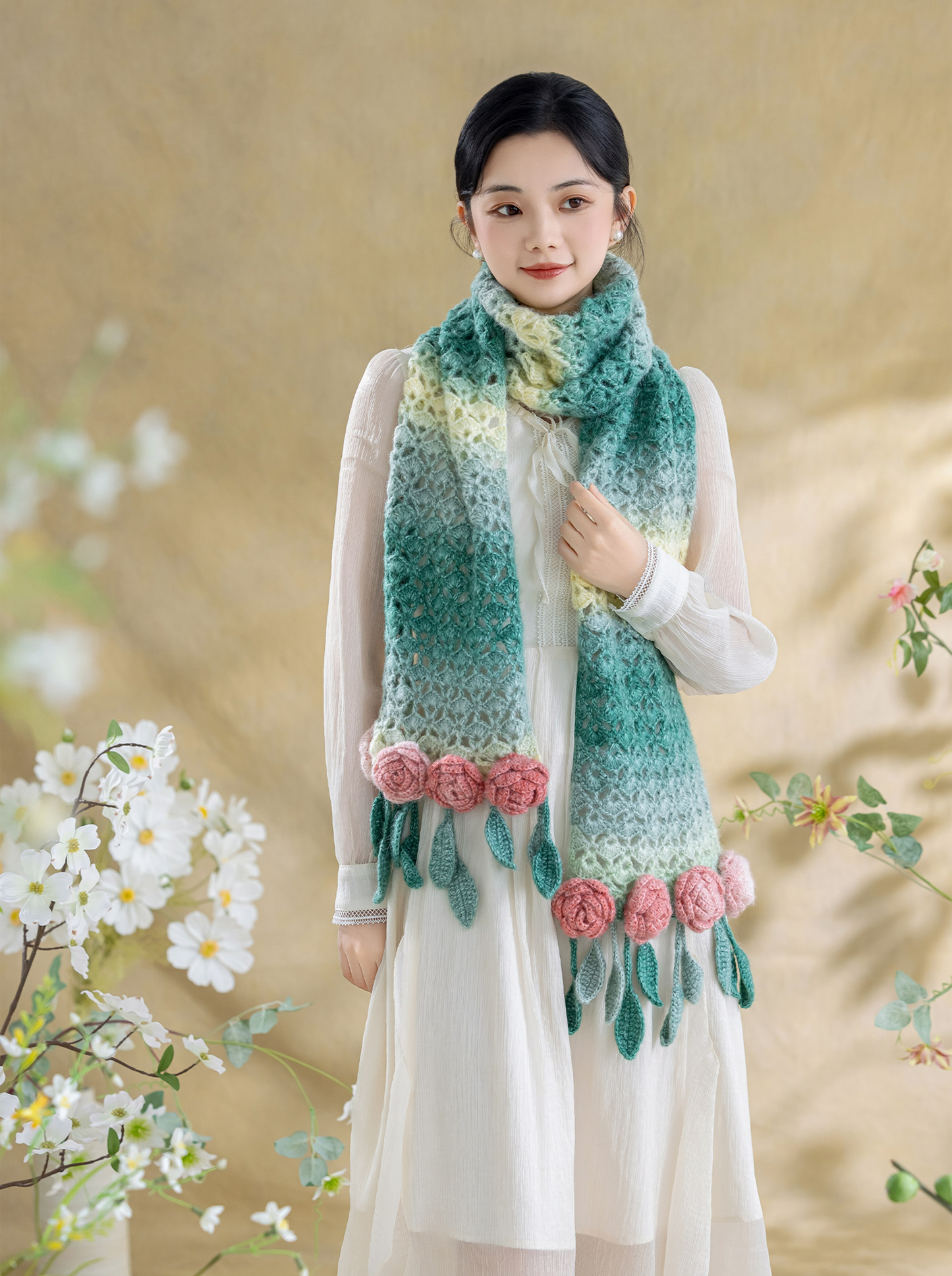 Winter Love Scarf Crochet Pattern